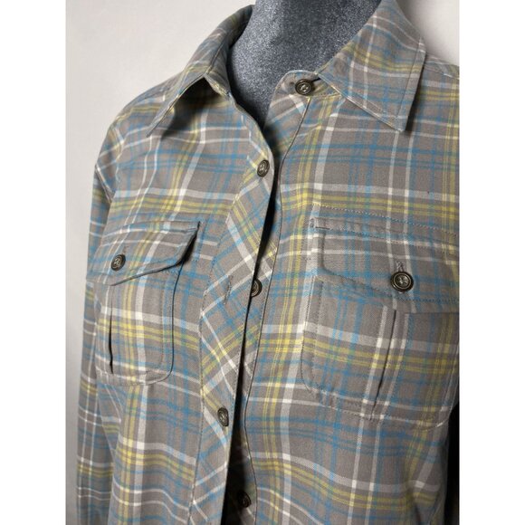 Cabelas Women's Plaid Button-Up Long-Sleeve Shirt Small NWT - Picture 4 of 13